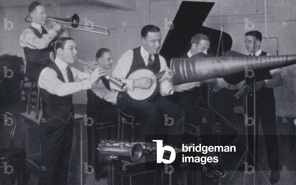 Der verstorbene Bert L Ralton und seine New York Havana Band (s/w Foto)