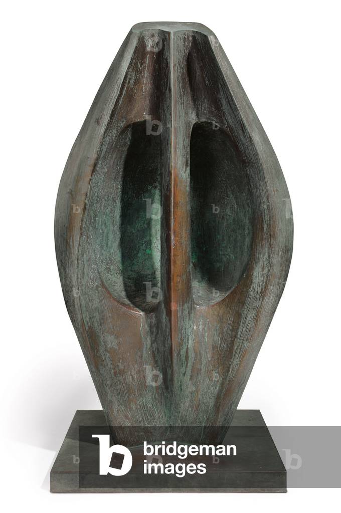 Grande testa di totem, 1968 (bronzo con patina marrone)