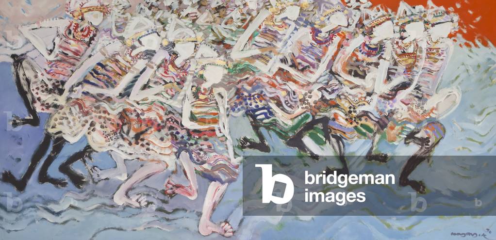 Immagine di Dipinto "Ballerini" 1990 di Bagong Kussudiardja