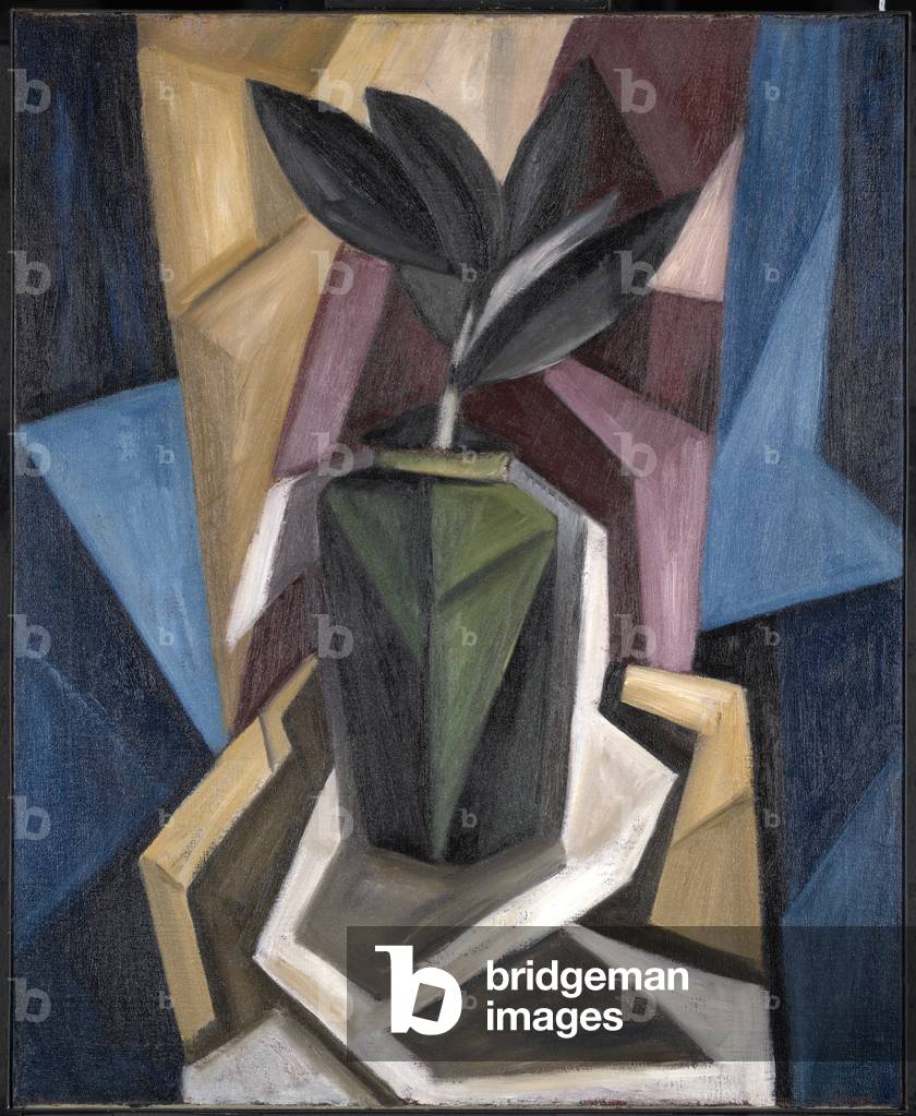 Image of Painting depicting Rubber Plant 1920 by Marsden Hartley