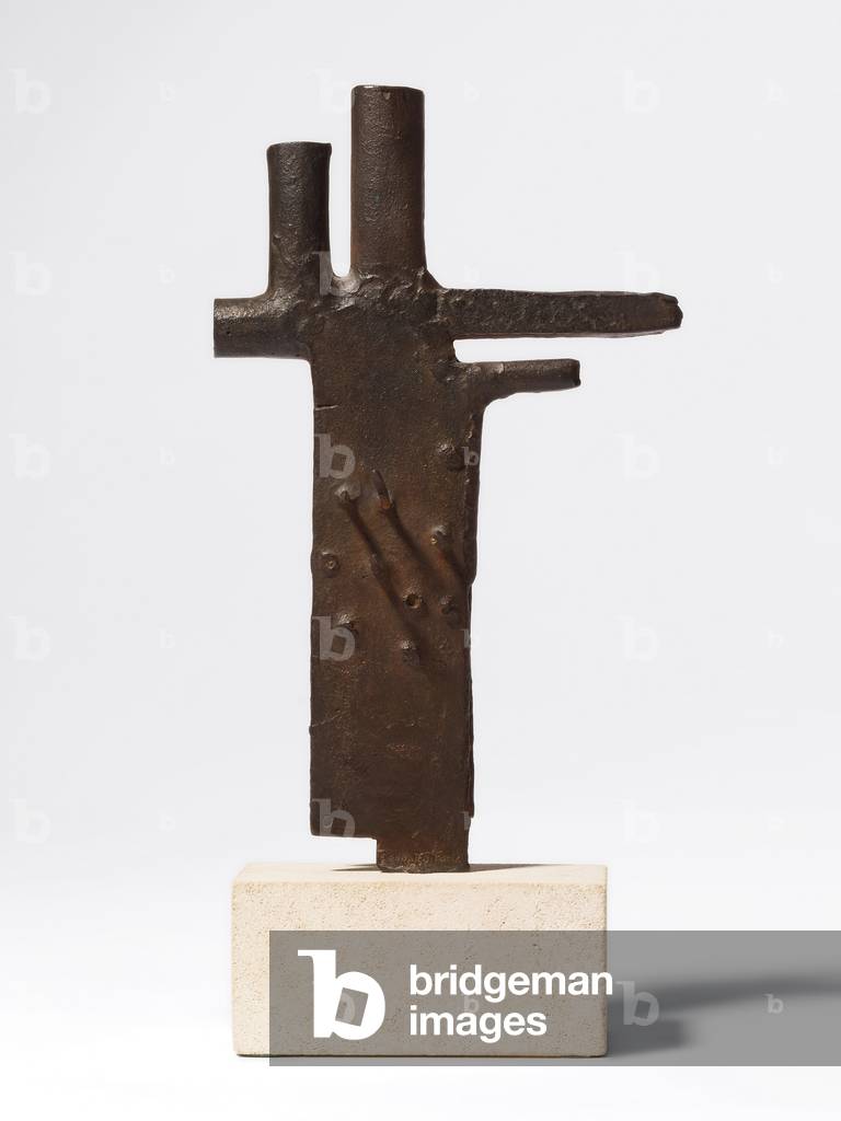 Main aux Piquants, (bronzo con patina marrone)