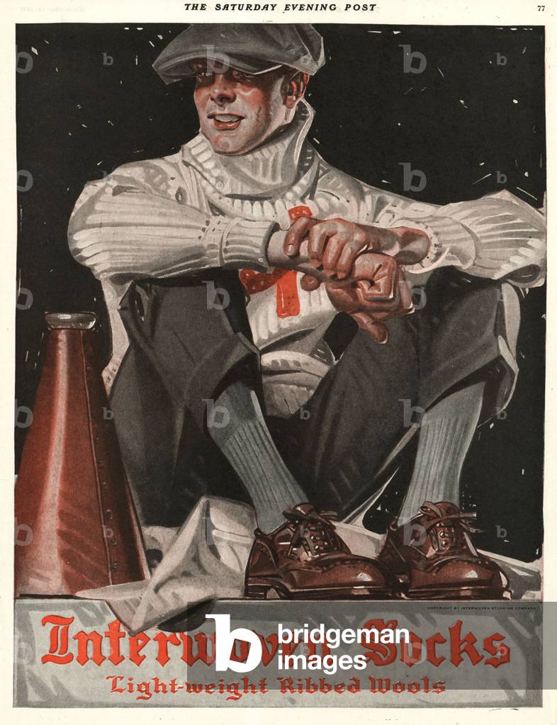 Interwoven Socks Magazine, annuncio, Regno Unito, anni '20