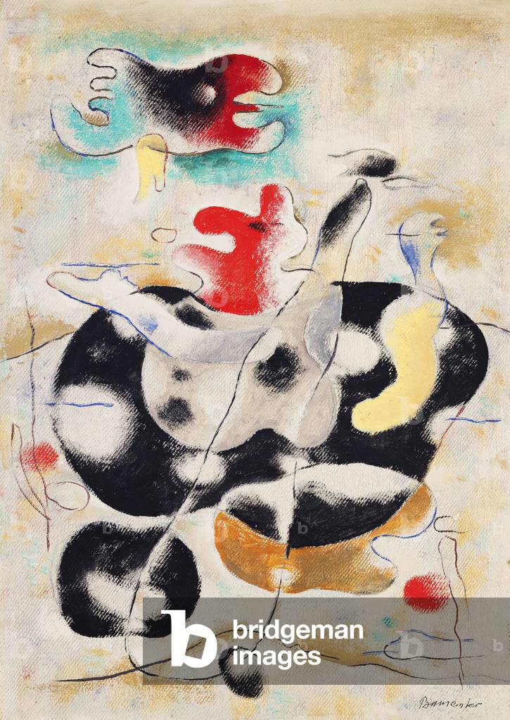 Eidos Floating; Eidos Schwebend, 1939 (öl auf leinwand)