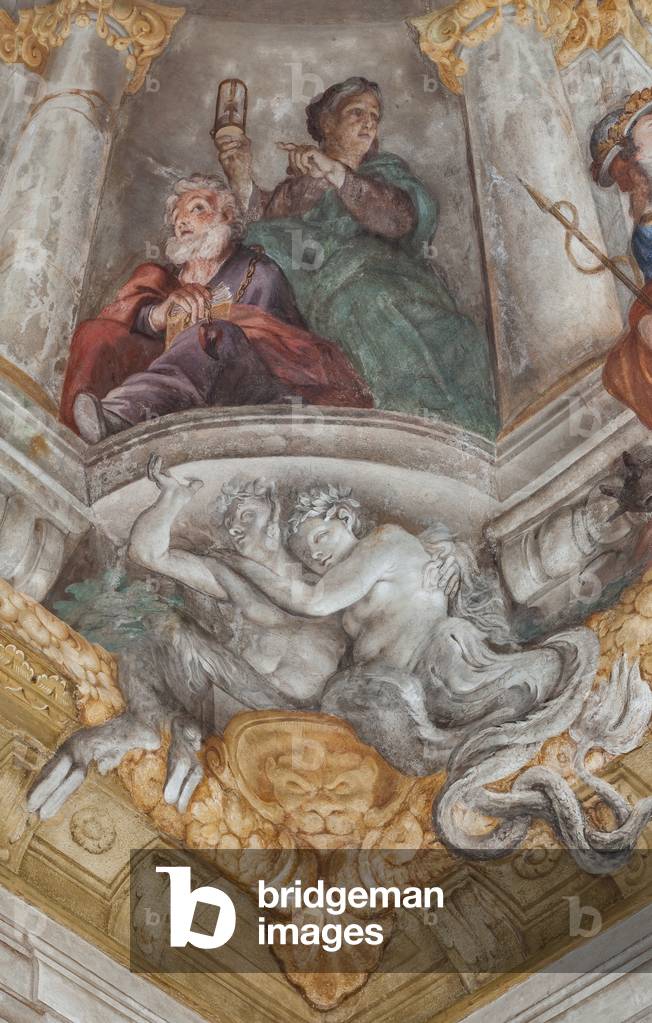 Die Allegorie des menschlichen Lebens, 1691-92 (Fresko)
