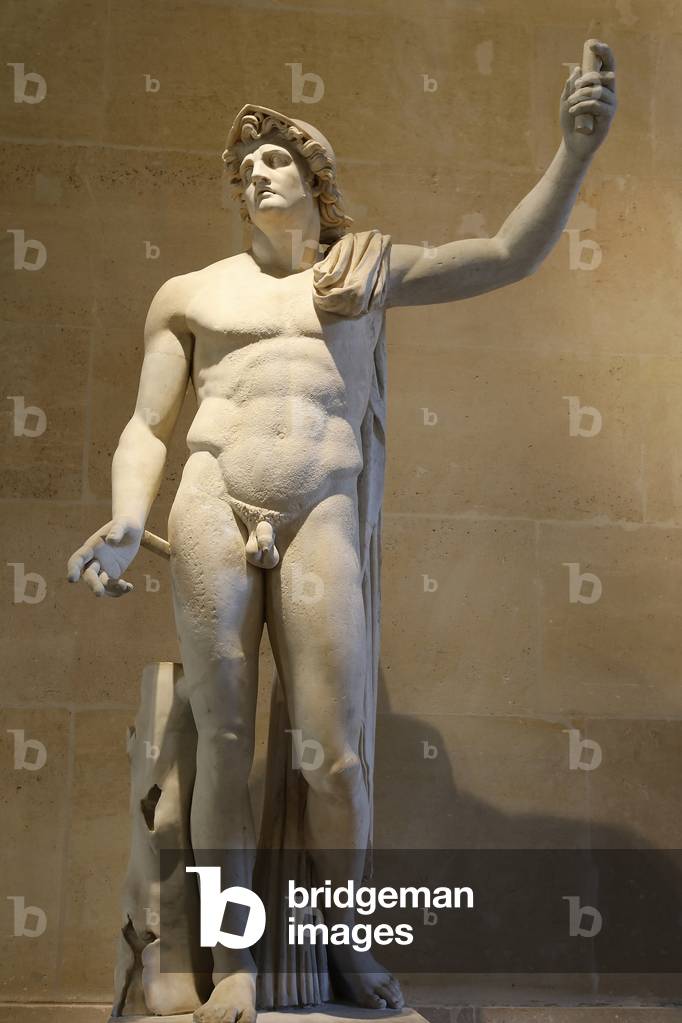 Museo del Louvre, Parigi, Francia. Alessandro Magno, marmo, II secolo.