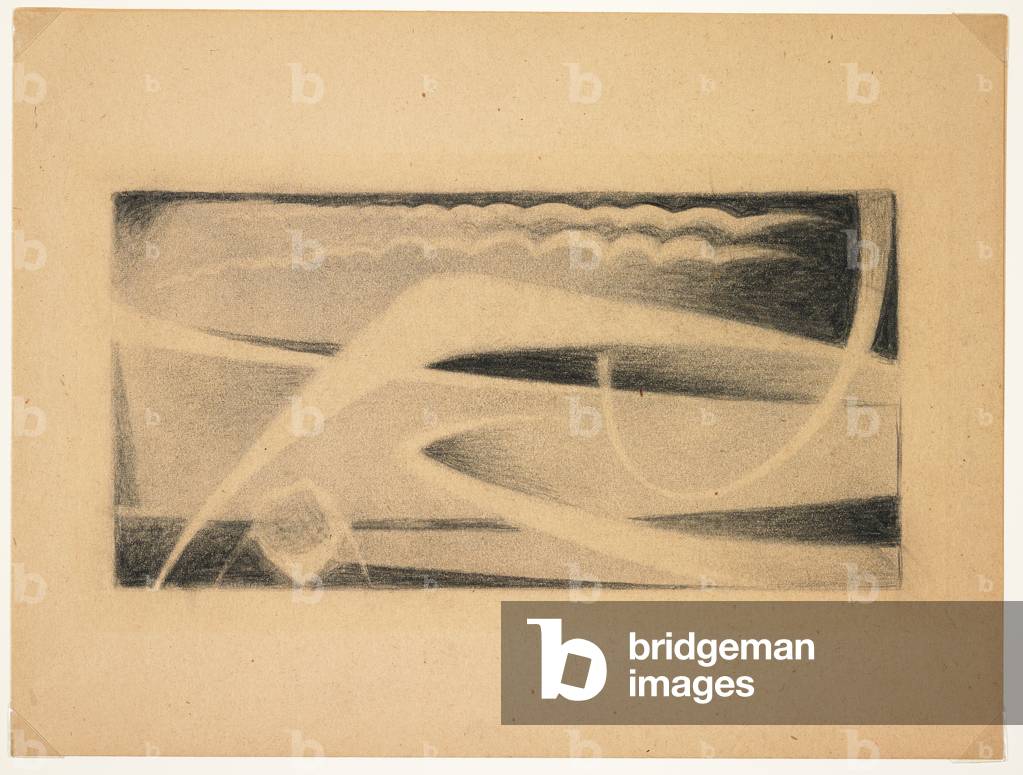 "Volo", c.1954 di Paul Landacre, b/w
