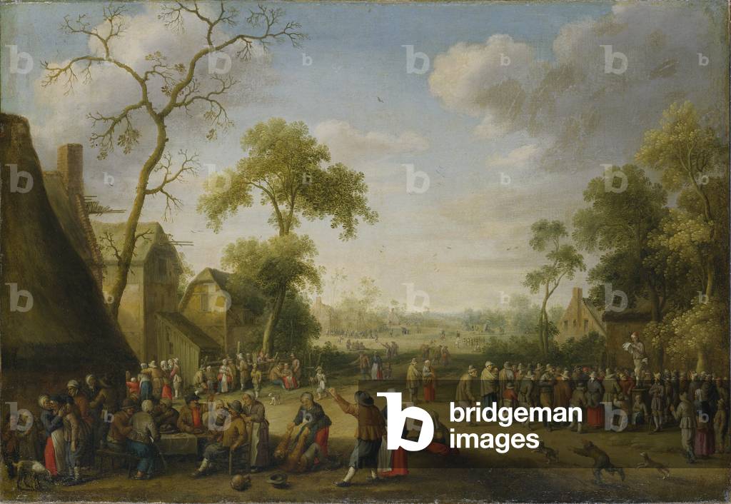 Dorf Szene, 1637 (öl auf leinwand)