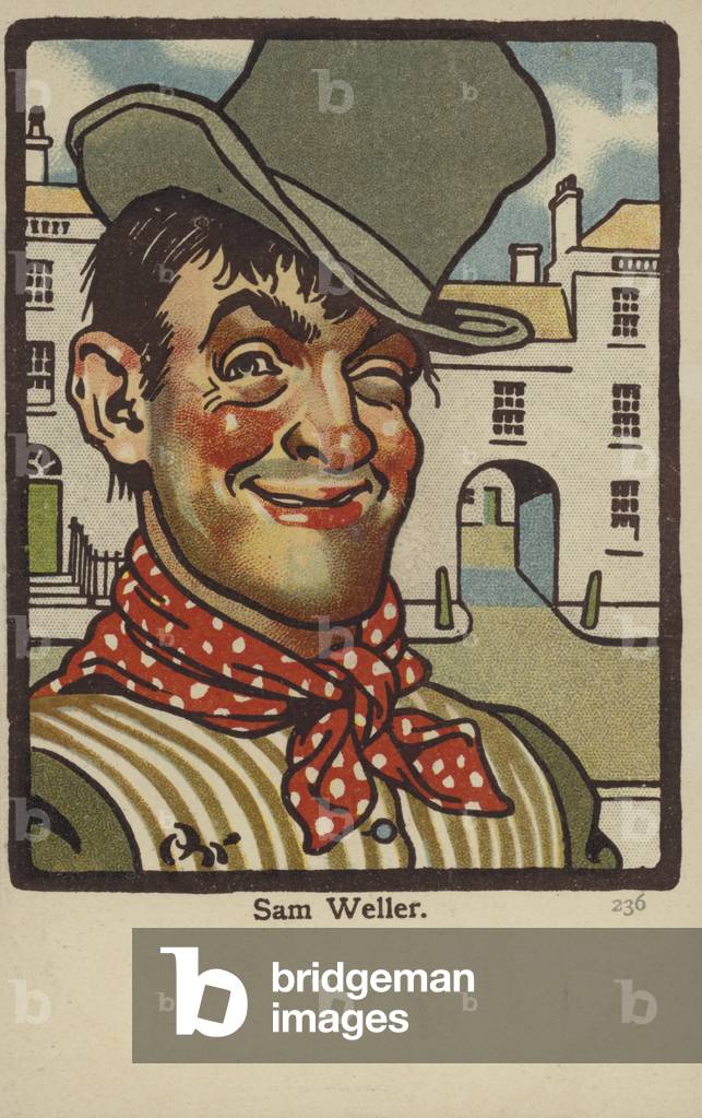 Sam Weller, Pickwick Papers (colore lito)