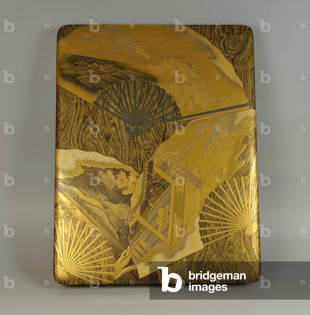 Document Box / Detail lid, 1700-1899 (Wood, Lacquer)