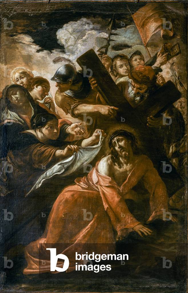 Bild von Fotografie "Barock - Malerei: Aufstieg zum Golgatha 1677-1682" 1677 von Giacinto Bernini