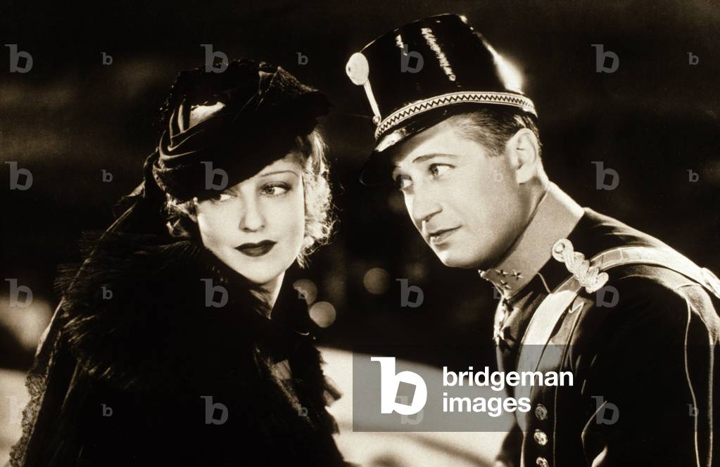 The Merry Widow, Maurice Chevalier, Jeanette MacDonald 1934 (fiml still)