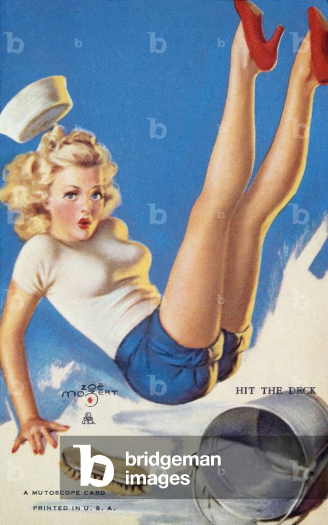 Hit the Deck, Mutoscope Card, 1940 (colore lito)