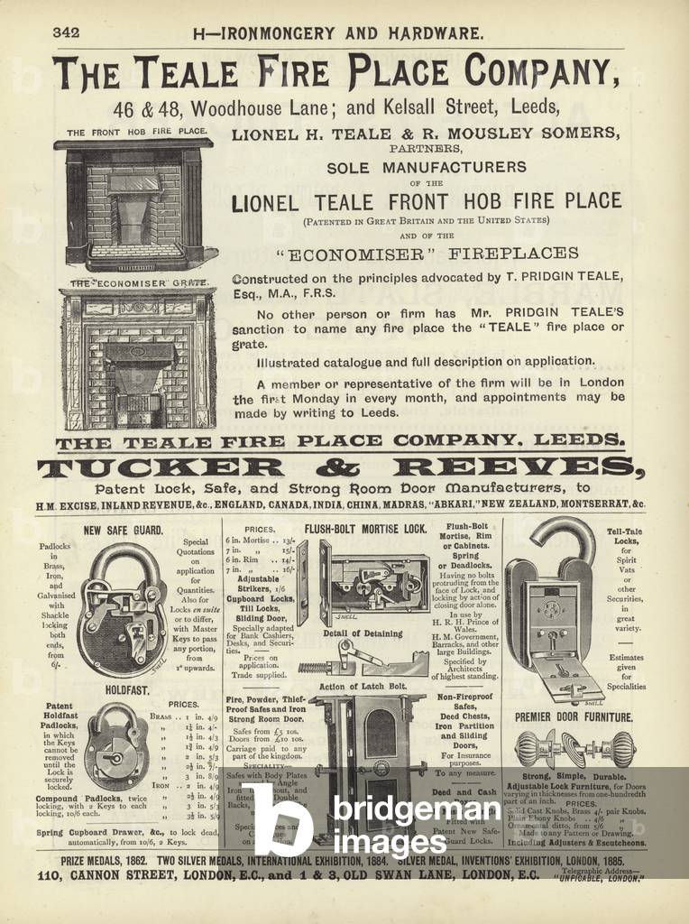 Page from The Architect's by English Artist, b/w