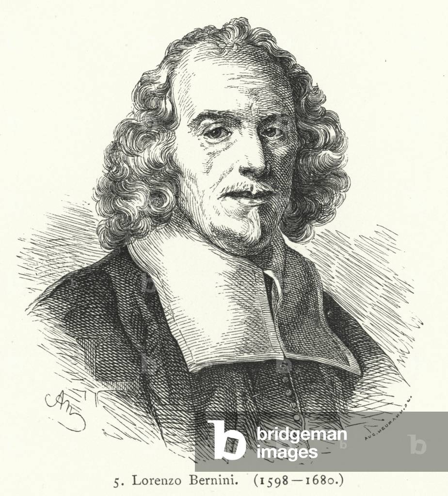 Gian Lorenzo Bernini, Italian Baroque sculptor and architect (engraving