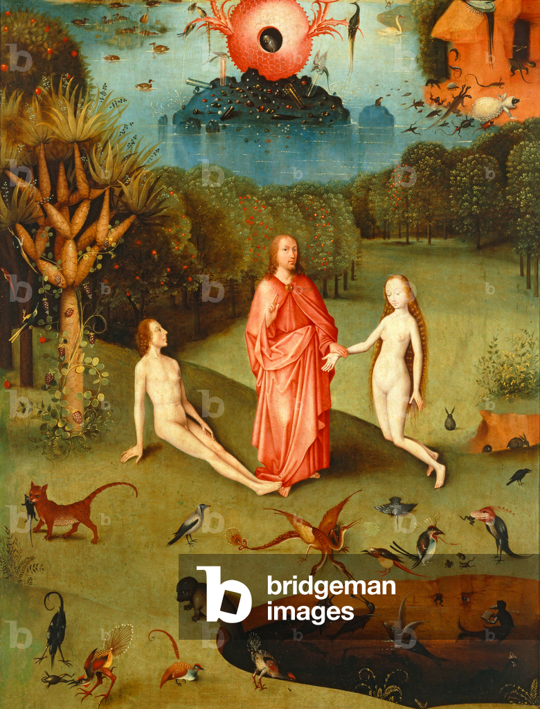 Bild von Gemälde "Die Schöpfung" von Hieronymus Bosch