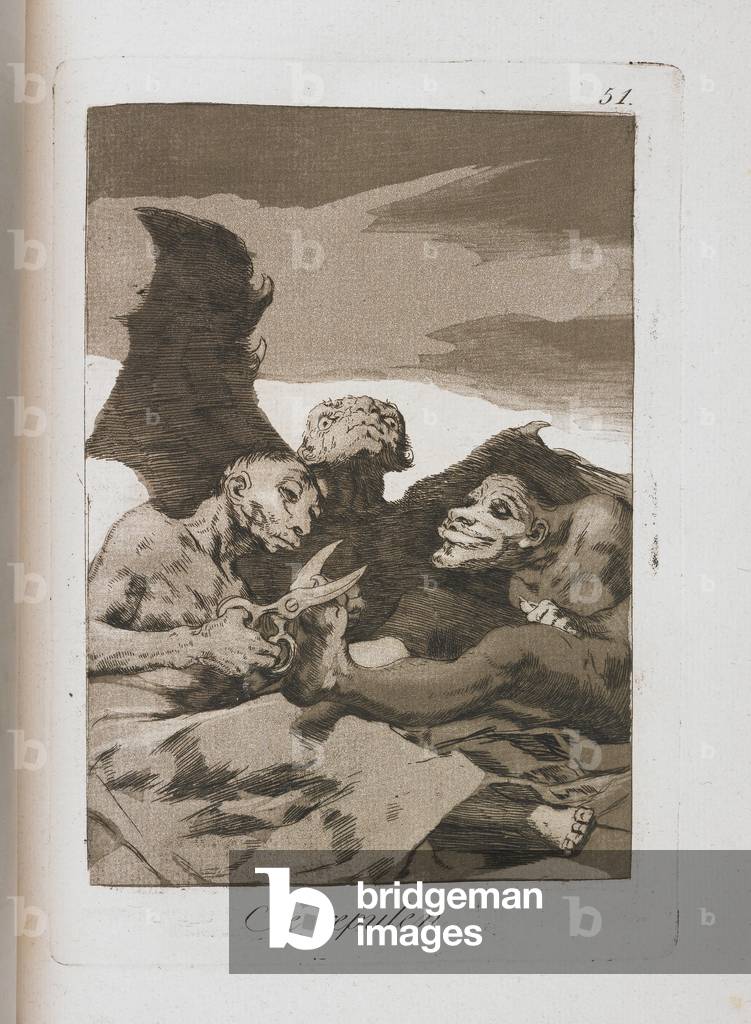 piatto da los caprichos, 1797-1798