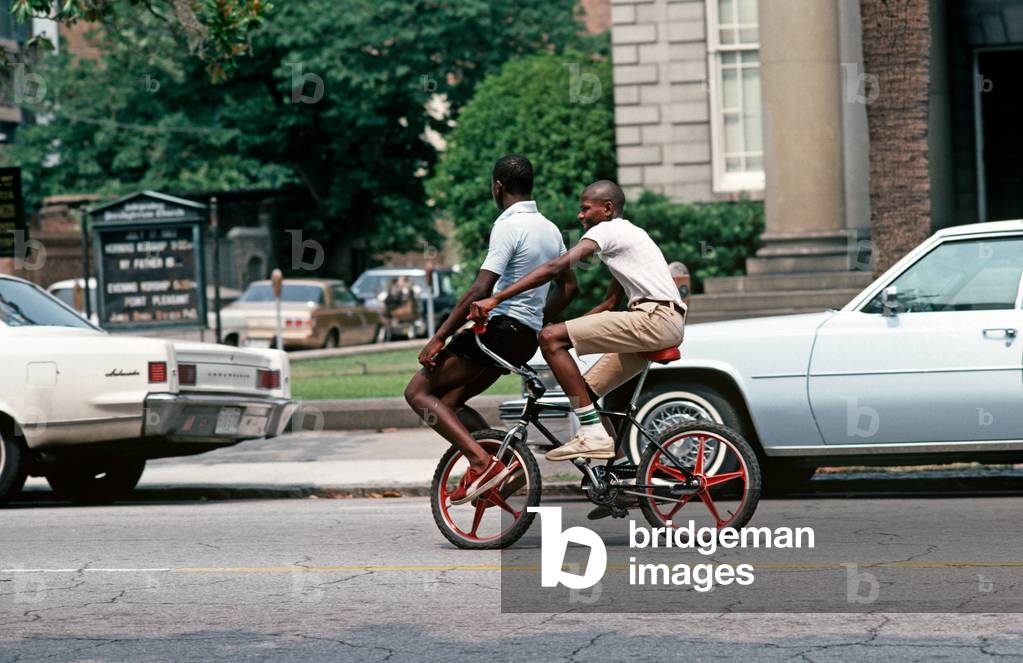 "African Americans On Chooper Bike"