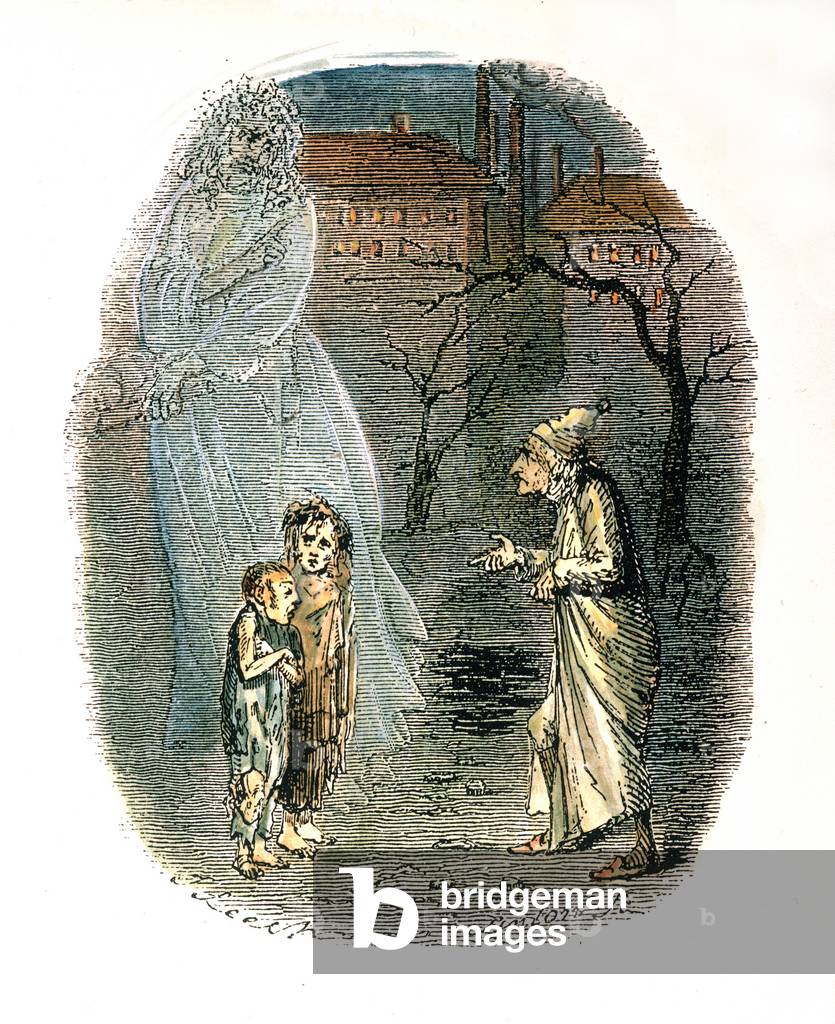 Image of DICKENS: CHRISTMAS CAROL, 1843. 'Ignorance and Want