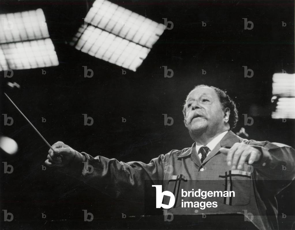 Image of Pierre Monteux conducting French by Macdominic, Godfrey