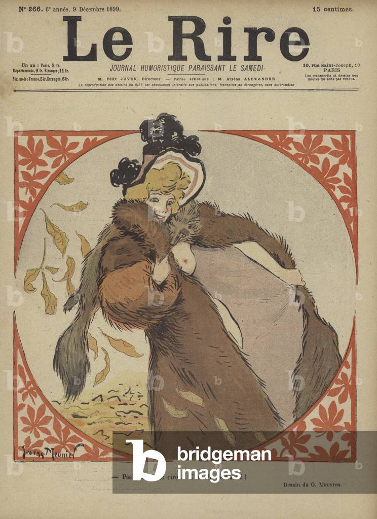 Illustration für Le Rire (Farbe Litho)