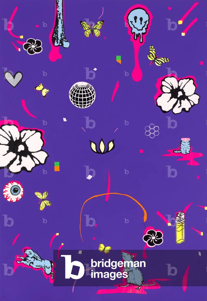 Halte an der Liebe fest, 2020 (Pigment mit Acryl auf Leinwand)