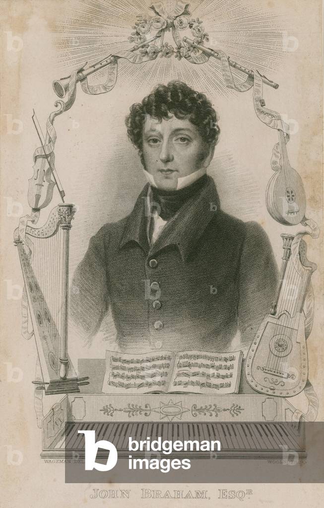 John Braham, chanteur (gravure)
