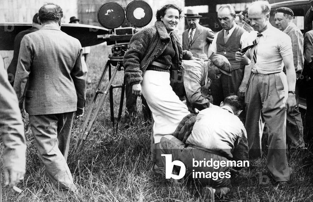 Maryse Hilsz (1903-1946) donna pilota e paracadutista francese, qui c. 1939