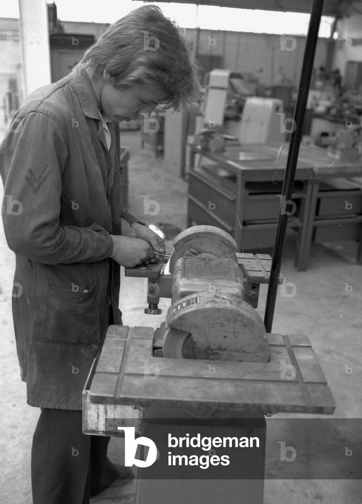 Bild von Fotografie "College d'enseignement technique" von Gerald Bloncourt, b/w
