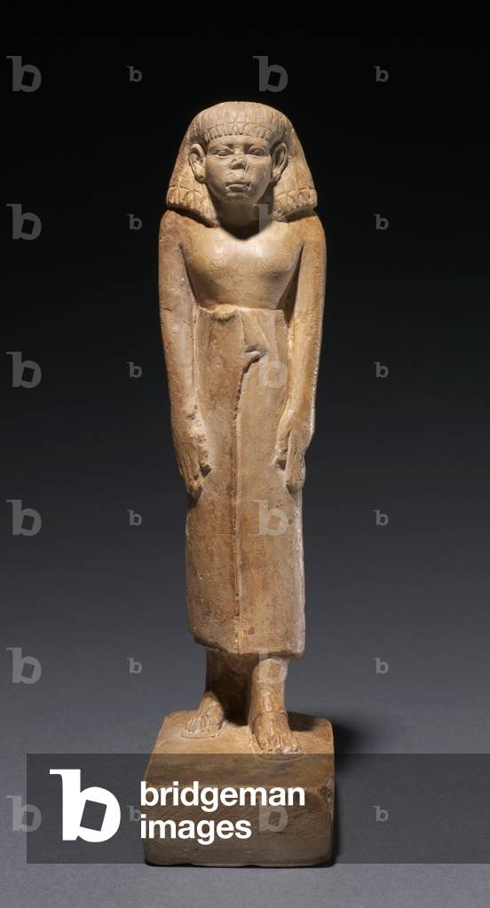 Statuetta di un uomo, c.1859-1648 a.C. (calcare dipinto)