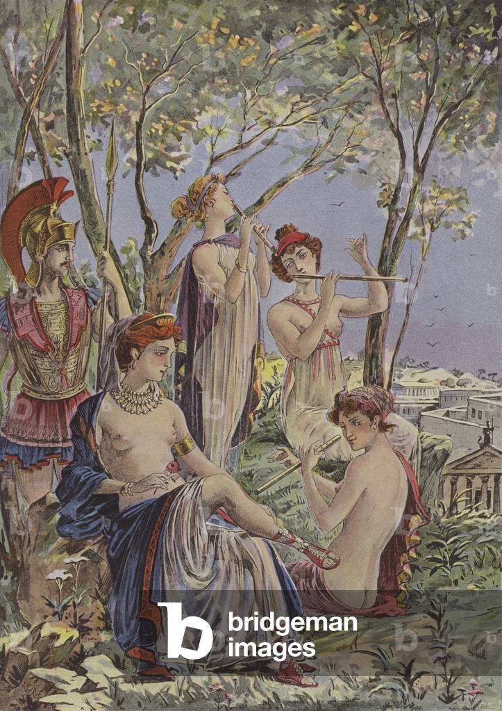 Aspasia (Farb-Litho)