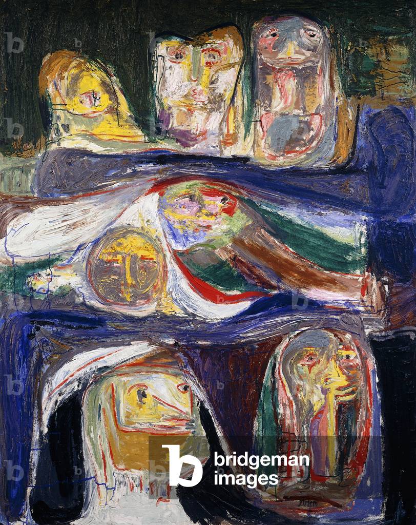 Image of Painting depicting Repose, 1953-1959 by Asger Jorn