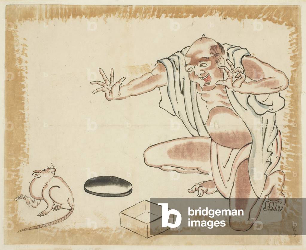 "Una favola: Vecchio e topo" di Japanese School