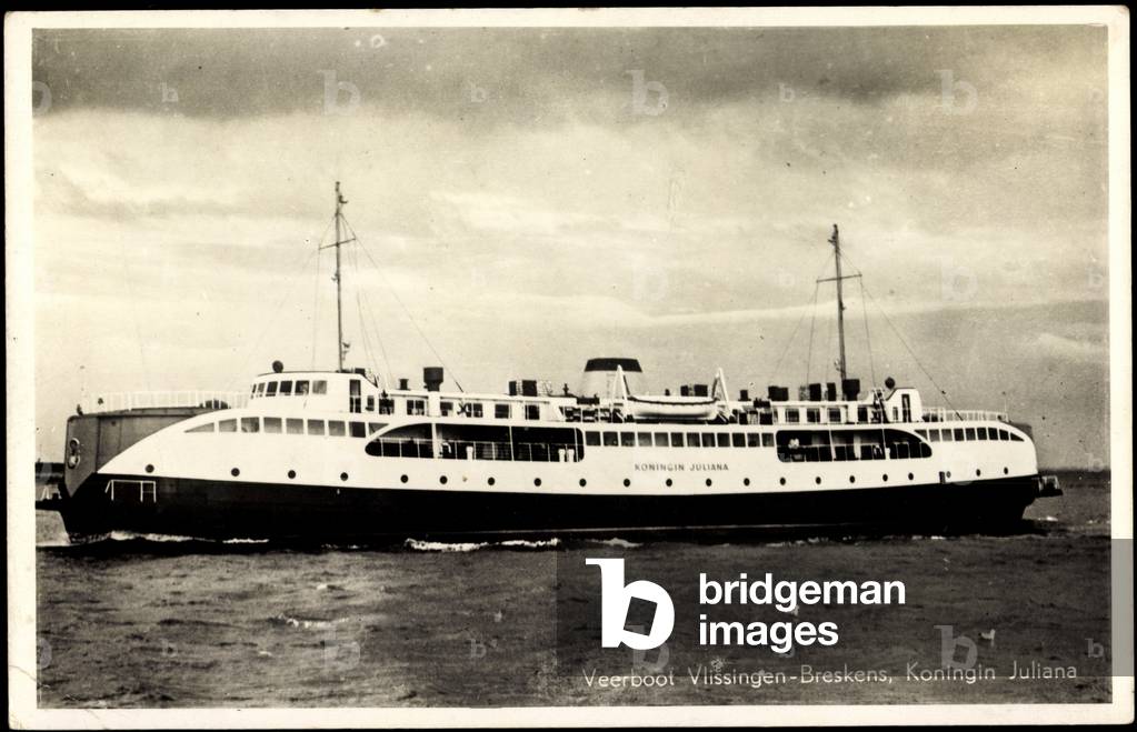 Bild von Druck "Fährschiff Koningin Juliana"