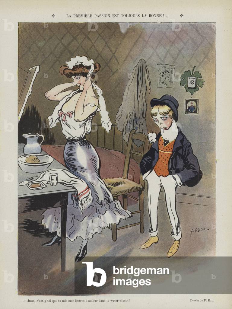 "Illustration für Le Rire (Farblitho)" von Ferdinand Sigismund Bac