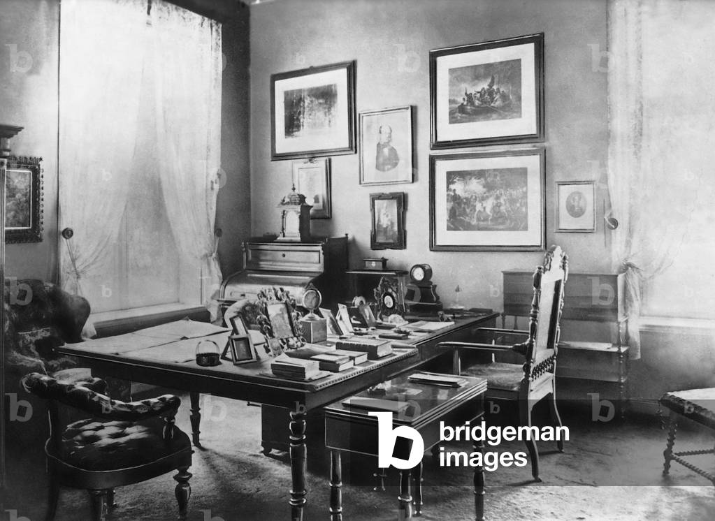 Immagine di Fotografia "Office of Otto von Bismarck in Friedrichsruh" 1933, b/w