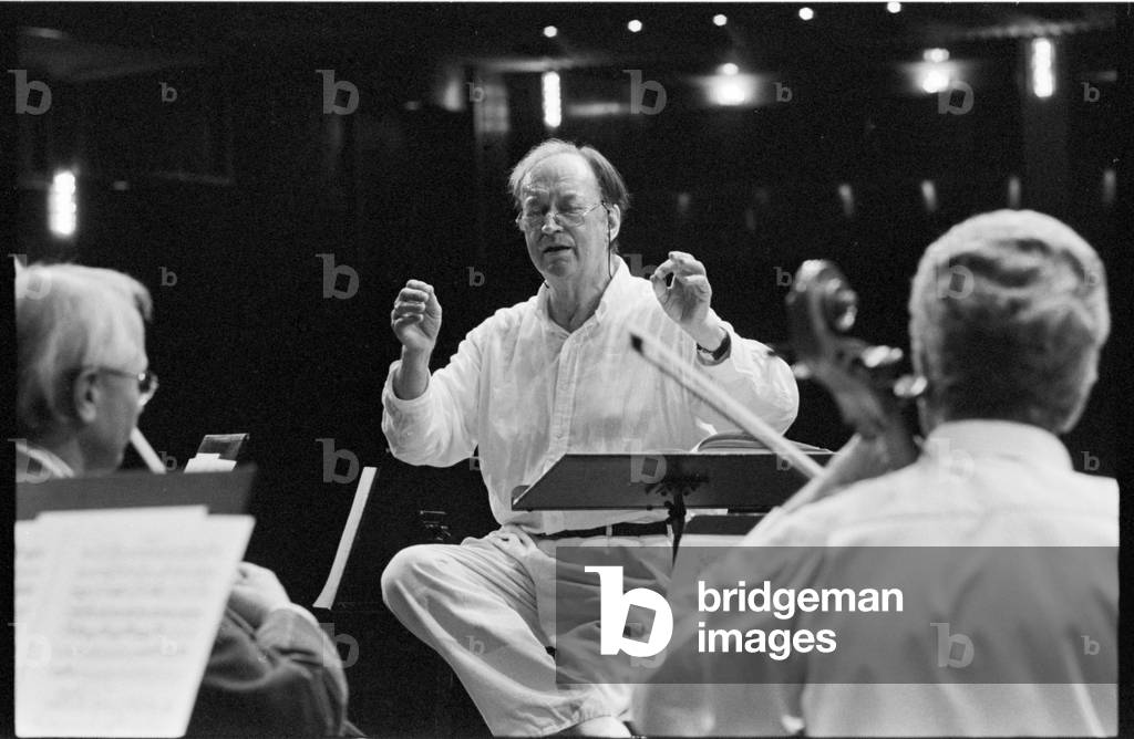 "Nikolaus Harnoncourt" di Marion Kalter, b/w