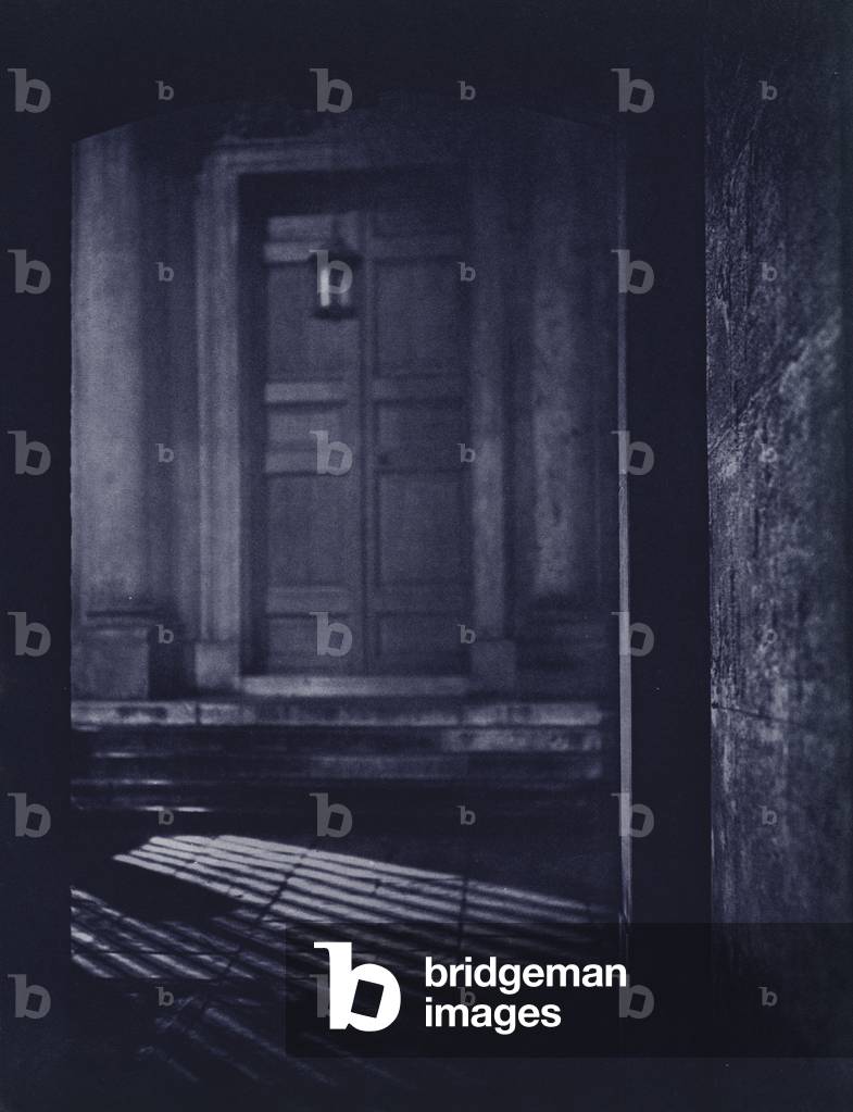 Londra di notte: Porta di tutti i Doni, Via Lombard (foto b/n)