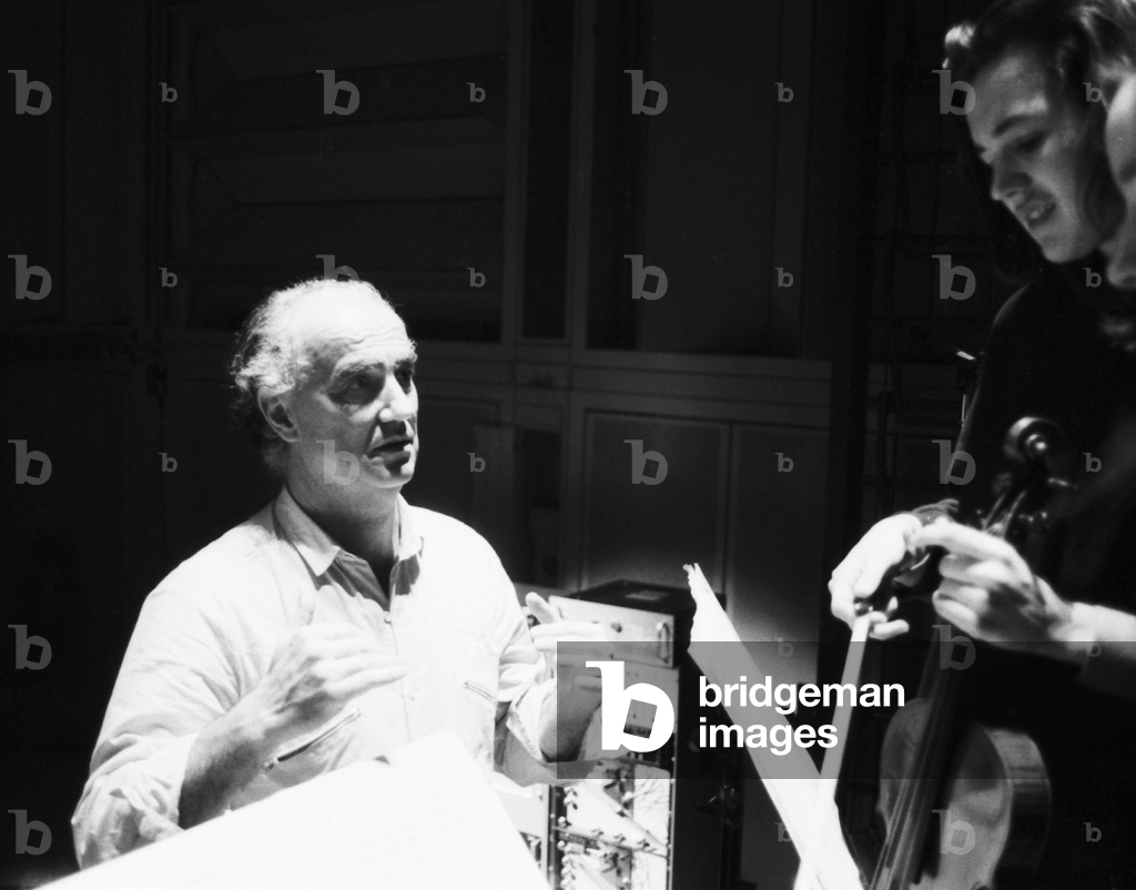 Immagine di Fotografia "Luigi Nono all'IRCAM" 1985 di Marion Kalter