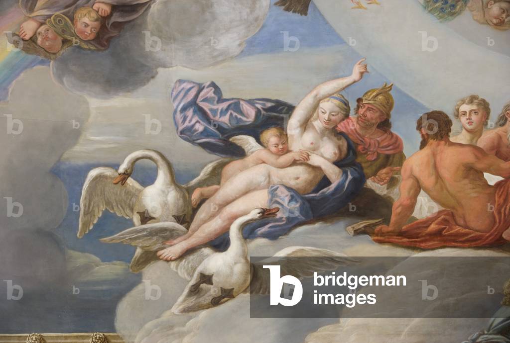 la scala del re, 1702 (dipinto soffitto)