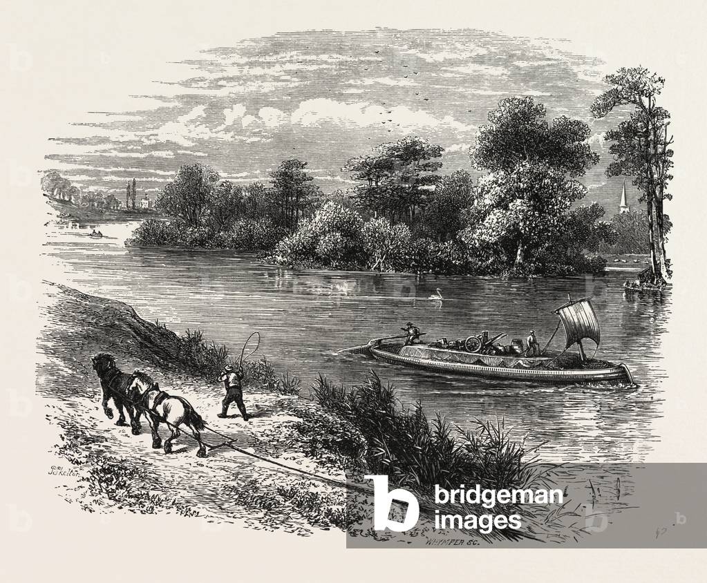 Bild von Gravur "Magna Charta Island"
