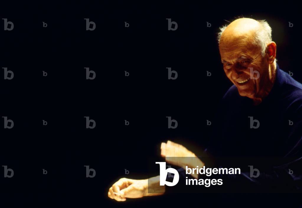 Georg Solti at the Salle Pleyel by Thierry Martinot