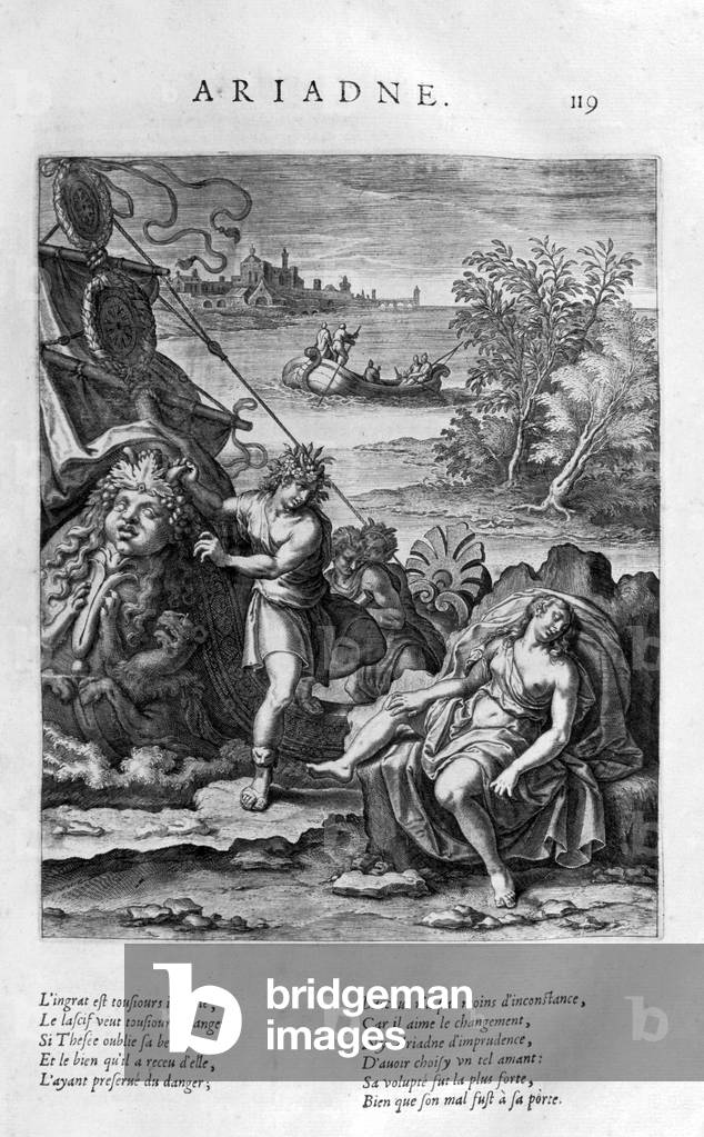 Ariadne, 1615 (engraving)