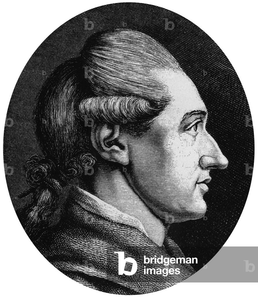 Immagine di Incisione "Johann Wolfgang Von Goethe (1749-1832) scrittore tedesco" di Unknown Artist, b/w