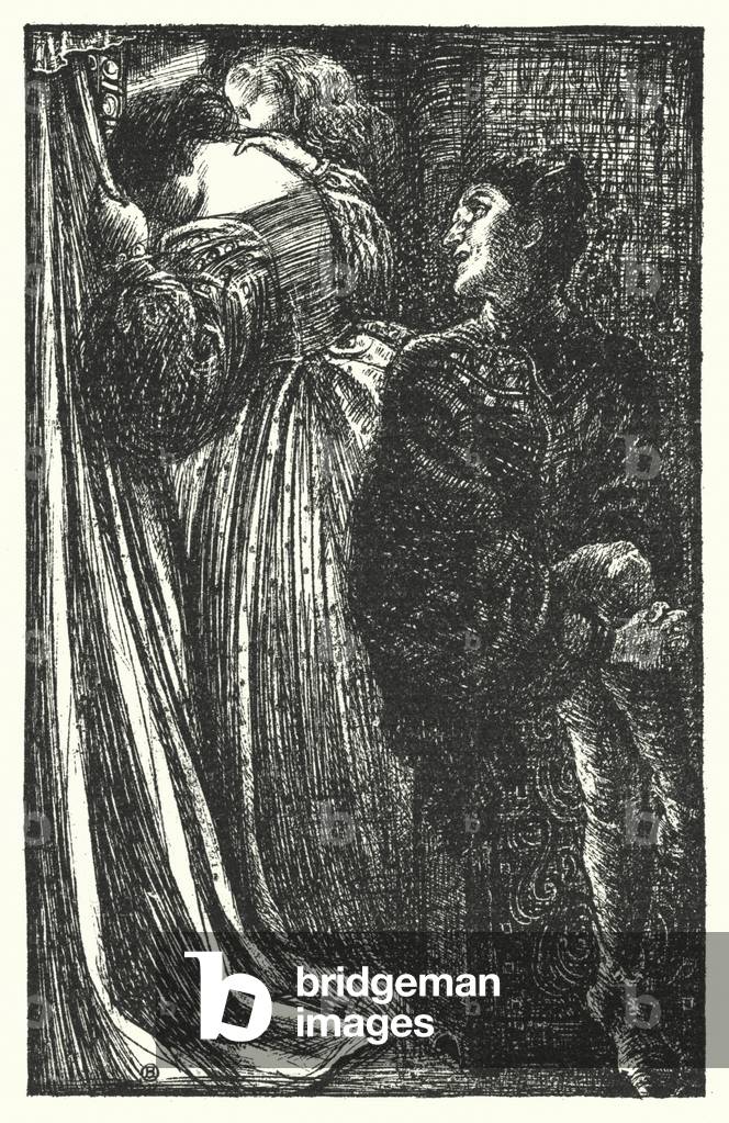 Immagine di Stampa "Shakespeare canzone: “Sigh no more" di Henry Ospovat, b/w