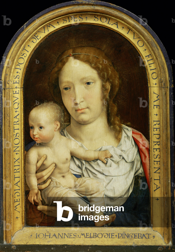 Carondelet Diptych: Virgin and Christ child …
