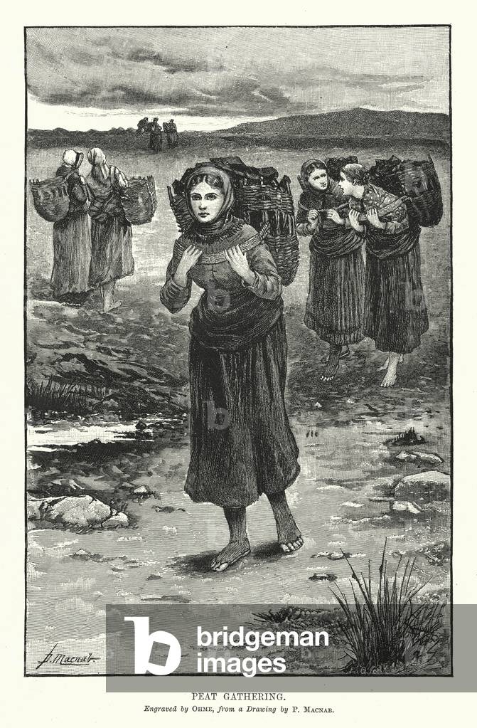 Peat Gathering (litografia)