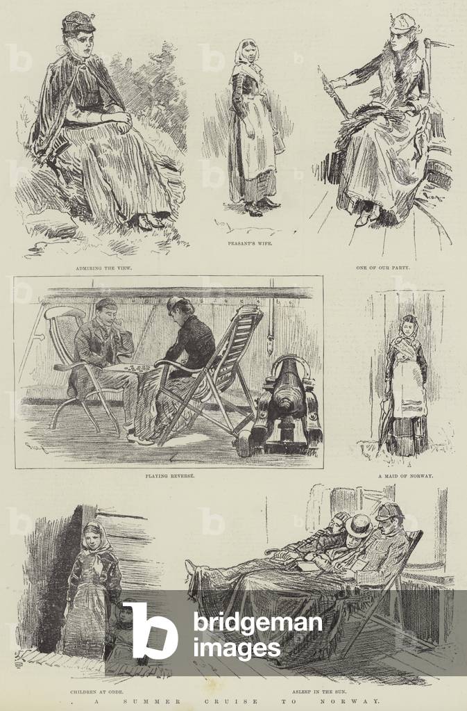 Eine Sommerreise nach Norwegen (Gravur)