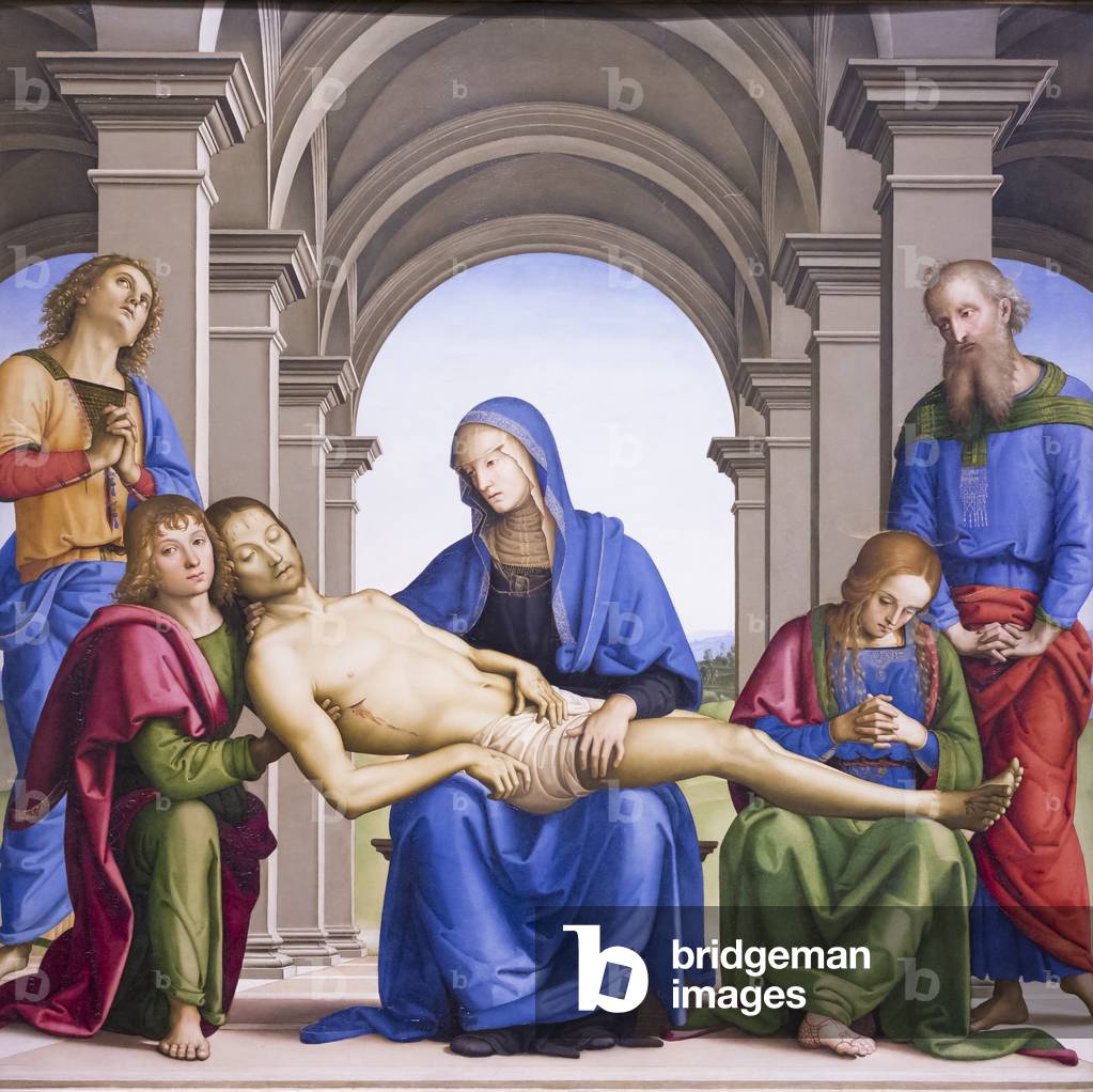 Pieta', 1493-94 circa, (Öl auf Holz)