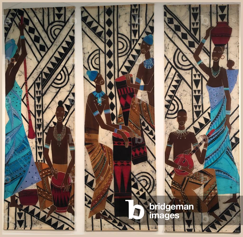 Scène africaine, 2018 (batik)