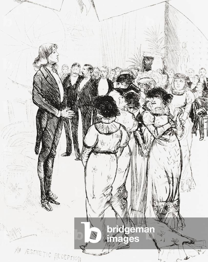"Oscar Wilde amerikanische Vortragsreise" 1801 von Unknown Artist